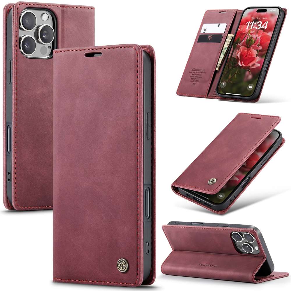 CASEME Handy Tasche für Apple iPhone 16 PRO Wallet 013 Series Hülle Klapp Etui