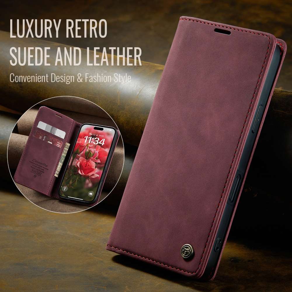 CASEME Handy Tasche für Apple iPhone 16 PRO Wallet 013 Series Hülle Klapp Etui
