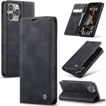 CASEME Handy Tasche für Apple iPhone 16 PRO MAX Wallet 013 Series Hülle Etui