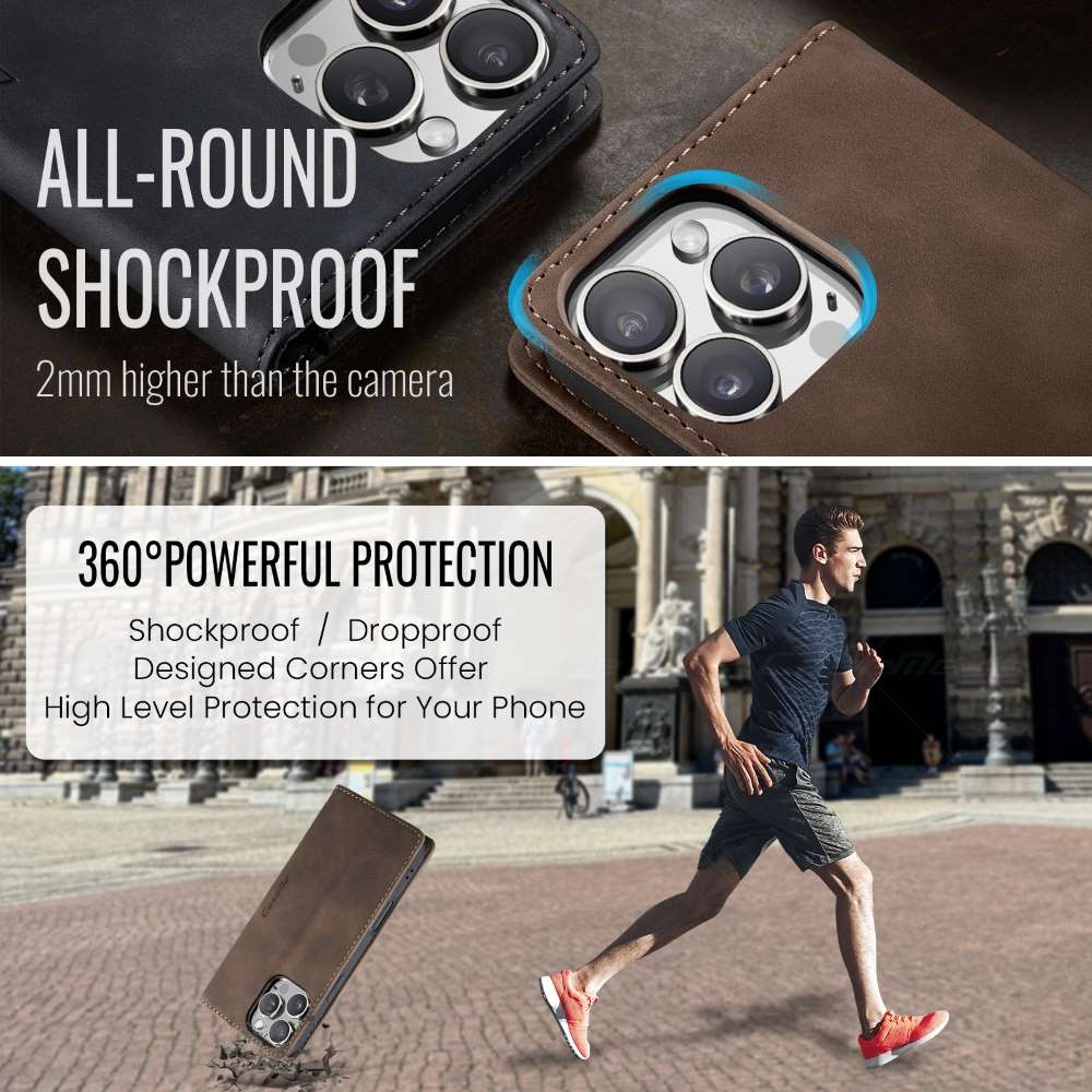 CASEME Handy Tasche für Apple iPhone 16 PRO MAX Wallet 013 Series Hülle Etui