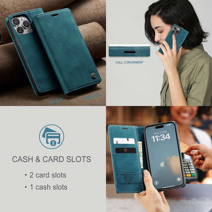 CASEME Handy Tasche für Apple iPhone 16 PRO MAX Wallet 013 Series Hülle Etui
