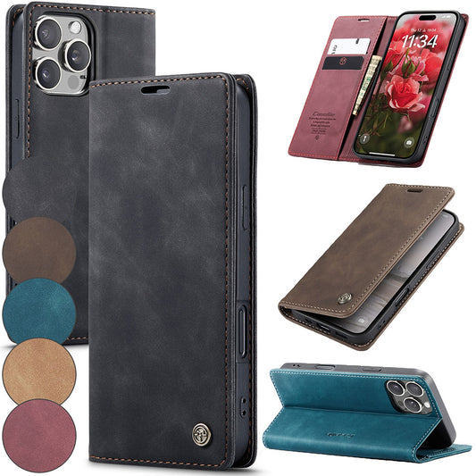 CASEME Handy Tasche für Apple iPhone 16 PRO MAX Wallet 013 Series Hülle Etui