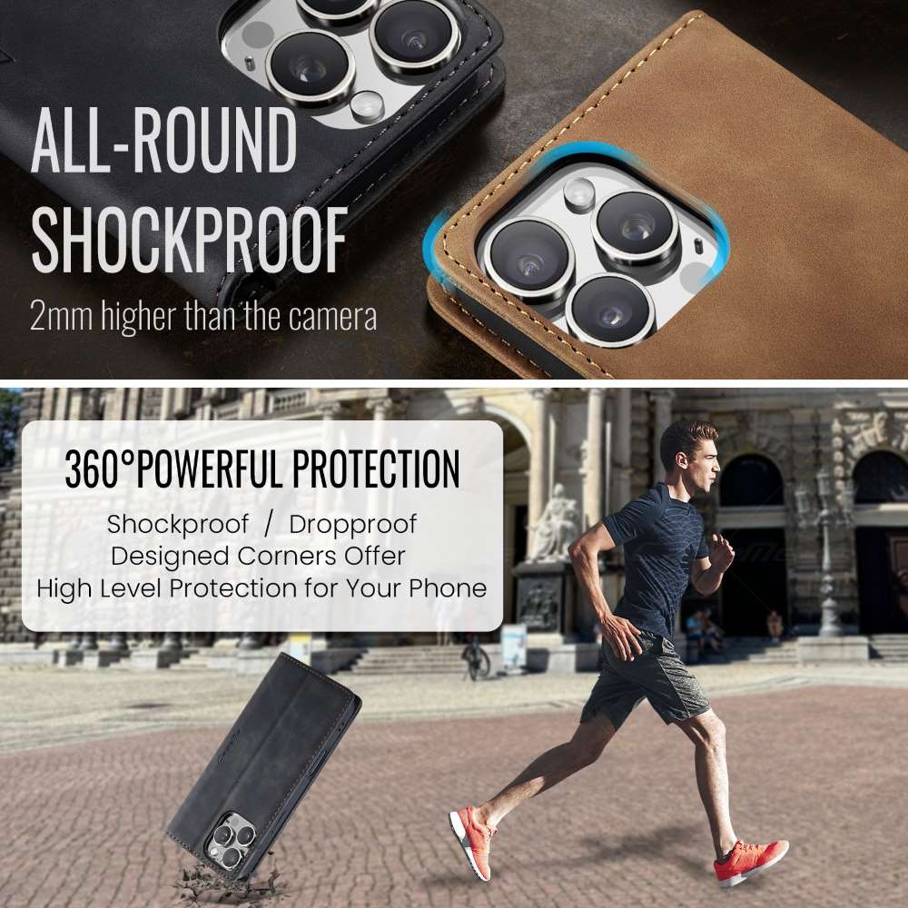 CASEME Handy Tasche für Apple iPhone 16 PRO MAX Wallet 013 Series Hülle Etui