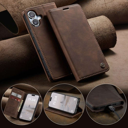 CASEME Handy Tasche für Apple iPhone 16 PLUS Wallet 013 Series Hülle Klapp Etui