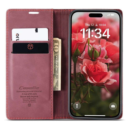 CASEME Handy Tasche für Apple iPhone 16 Wallet 013 Series Klapp Hülle Business