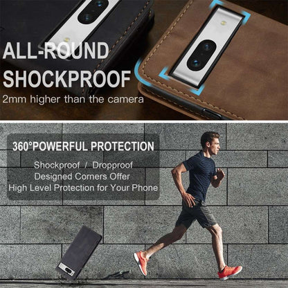 CASEME Handy Tasche für Google Pixel 7a Wallet 013 Series Klapp Hülle Business