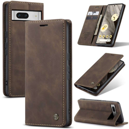 CASEME Handy Tasche für Google Pixel 7a Wallet 013 Series Klapp Hülle Business