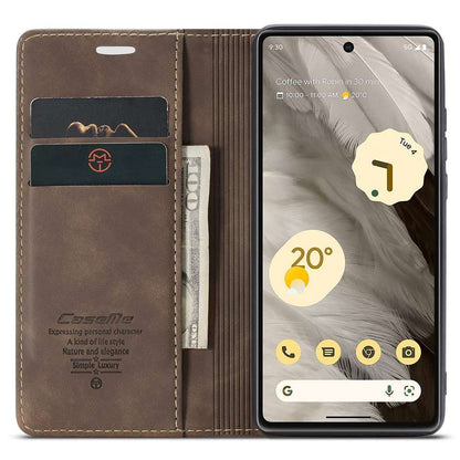 CASEME Handy Tasche für Google Pixel 7a Wallet 013 Series Klapp Hülle Business