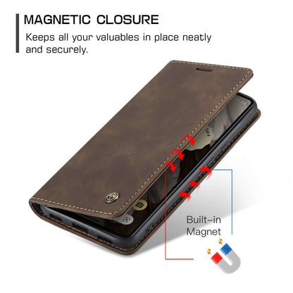 CASEME Handy Tasche für Google Pixel 7a Wallet 013 Series Klapp Hülle Business