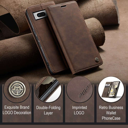 CASEME Handy Tasche für Google Pixel 7a Wallet 013 Series Klapp Hülle Business