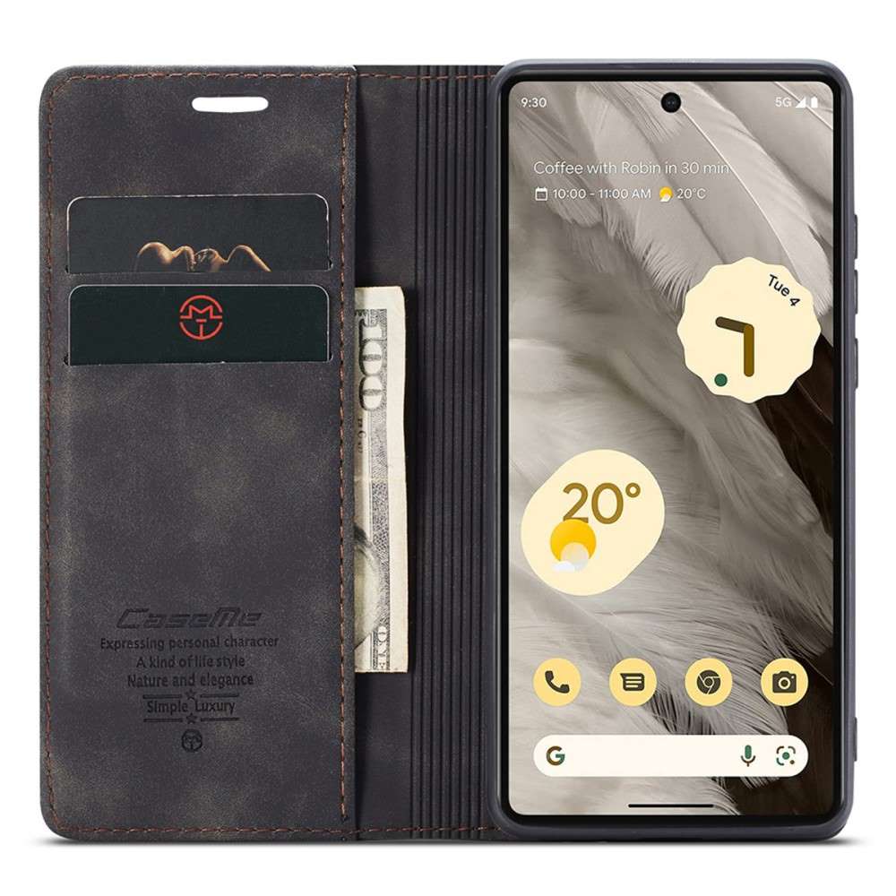 CASEME Handy Tasche für Google Pixel 7a Wallet 013 Series Klapp Hülle Business