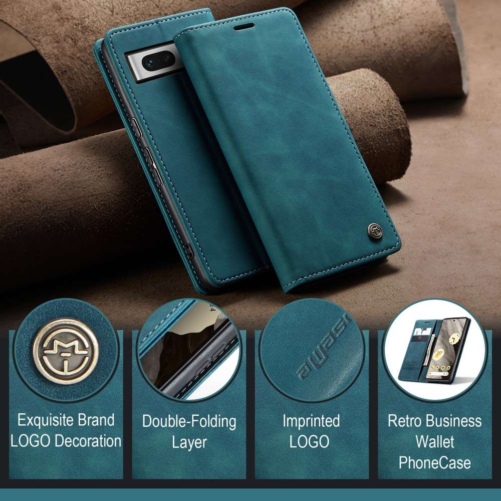 CASEME Handy Tasche für Google Pixel 7a Wallet 013 Series Klapp Hülle Business