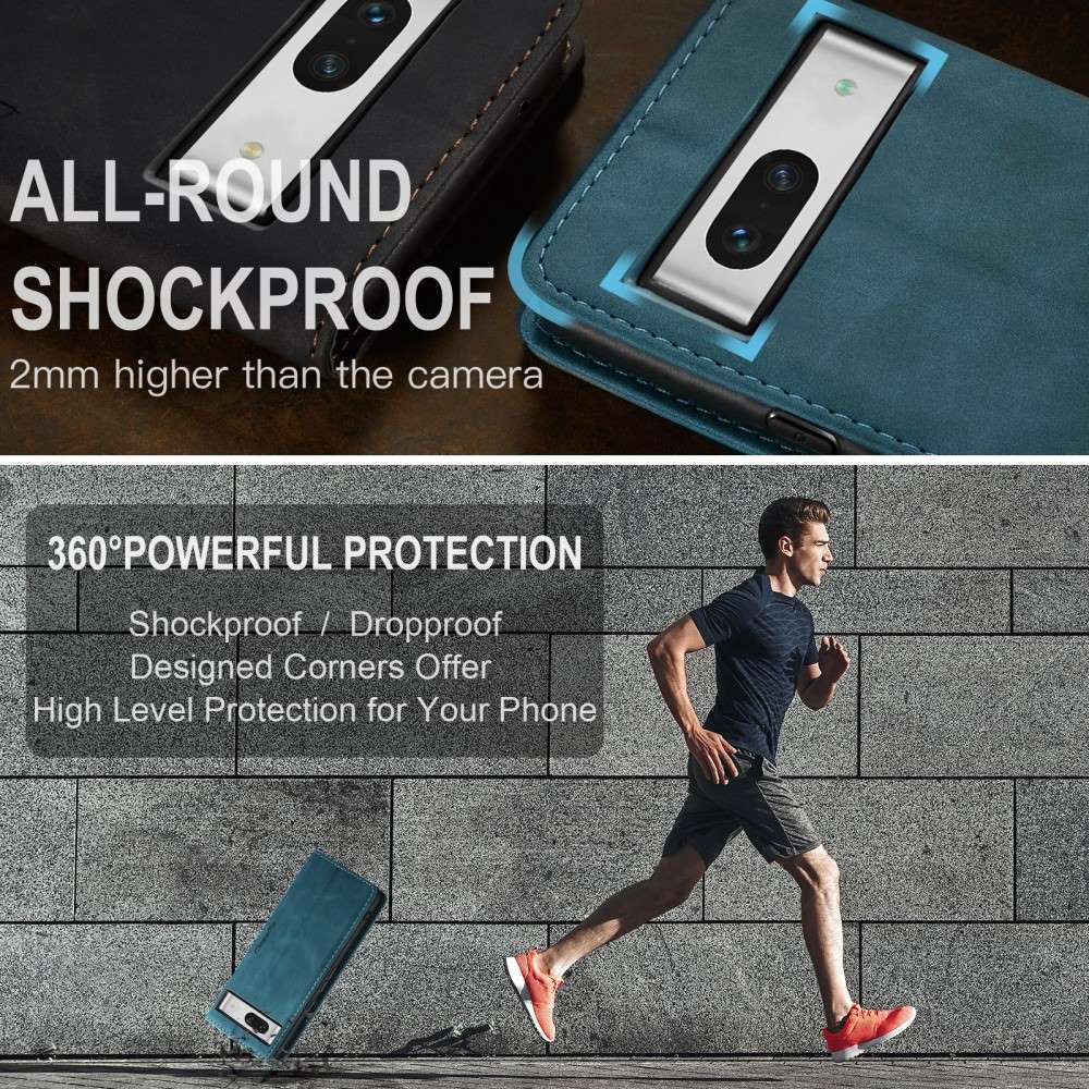 CASEME Handy Tasche für Google Pixel 7a Wallet 013 Series Klapp Hülle Business