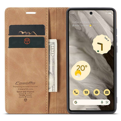 CASEME Handy Tasche für Google Pixel 7a Wallet 013 Series Klapp Hülle Business