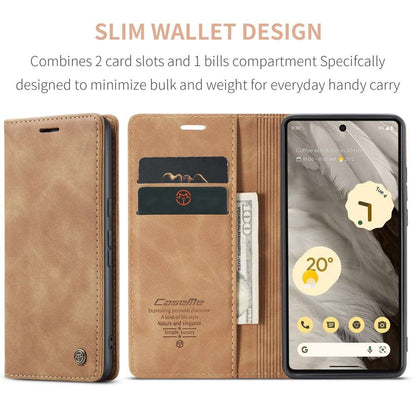 CASEME Handy Tasche für Google Pixel 7a Wallet 013 Series Klapp Hülle Business