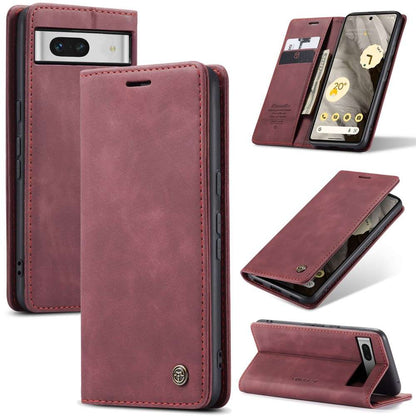 CASEME Handy Tasche für Google Pixel 7a Wallet 013 Series Klapp Hülle Business