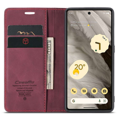 CASEME Handy Tasche für Google Pixel 7a Wallet 013 Series Klapp Hülle Business