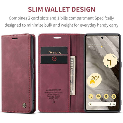 CASEME Handy Tasche für Google Pixel 7a Wallet 013 Series Klapp Hülle Business