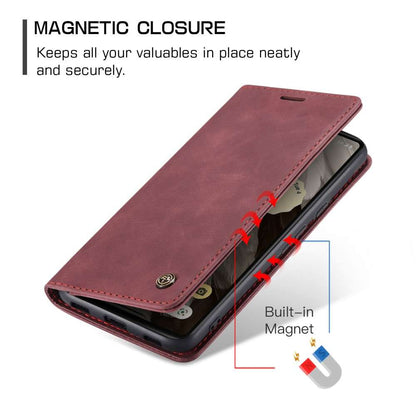 CASEME Handy Tasche für Google Pixel 7a Wallet 013 Series Klapp Hülle Business