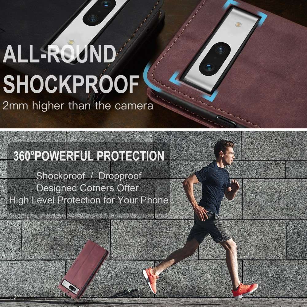 CASEME Handy Tasche für Google Pixel 7a Wallet 013 Series Klapp Hülle Business