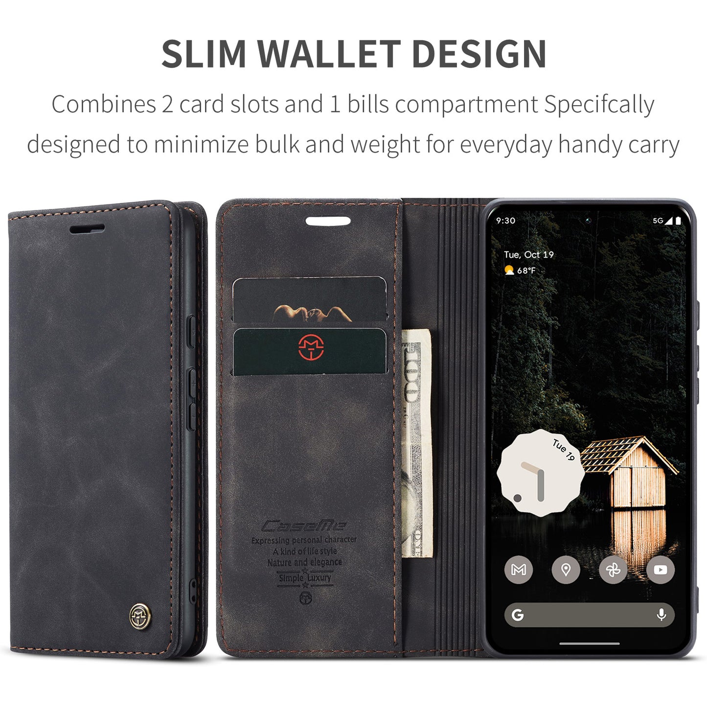 CASEME Handy Tasche für Google Pixel 10 PRO XL Wallet 013 Series Hülle Etui