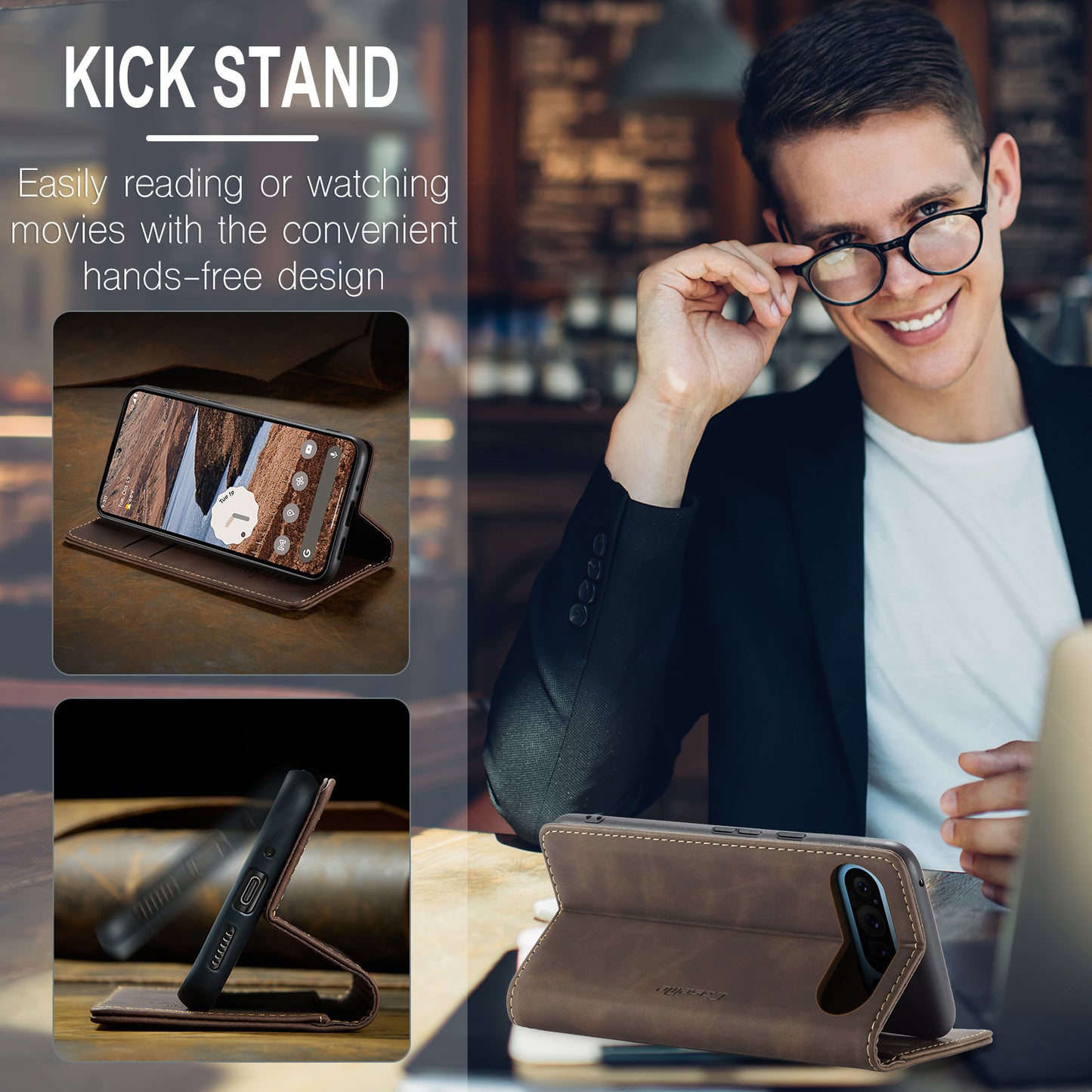 CASEME Handy Tasche für Google Pixel 10 PRO XL Wallet 013 Series Hülle Etui