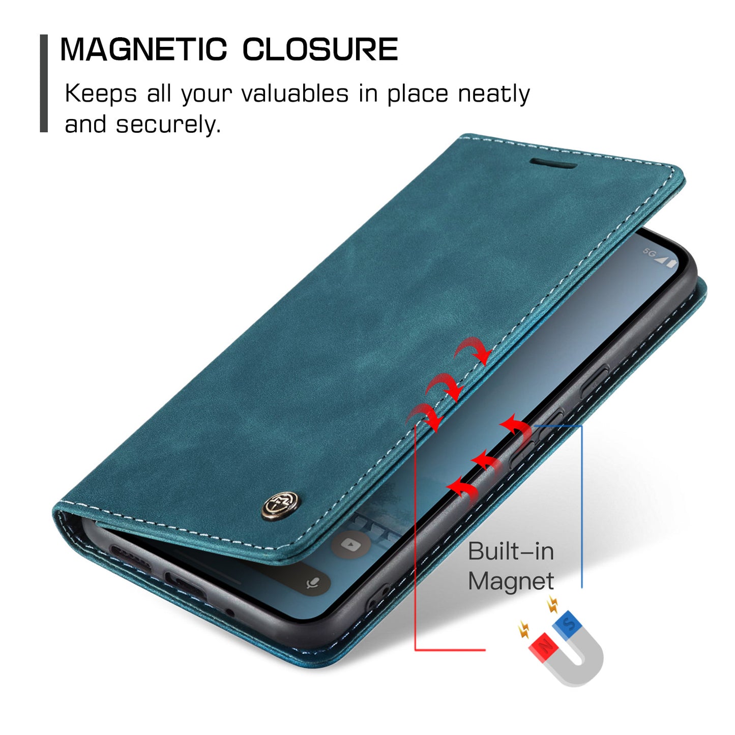 CASEME Handy Tasche für Google Pixel 10 PRO XL Wallet 013 Series Hülle Etui