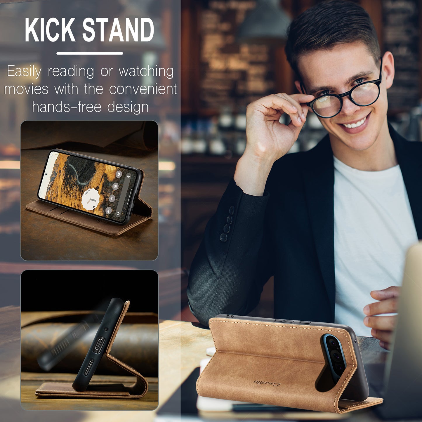 CASEME Handy Tasche für Google Pixel 10 PRO XL Wallet 013 Series Hülle Etui