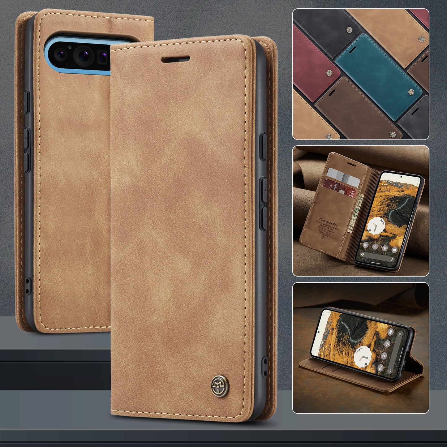 CASEME Handy Tasche für Google Pixel 10 PRO XL Wallet 013 Series Hülle Etui