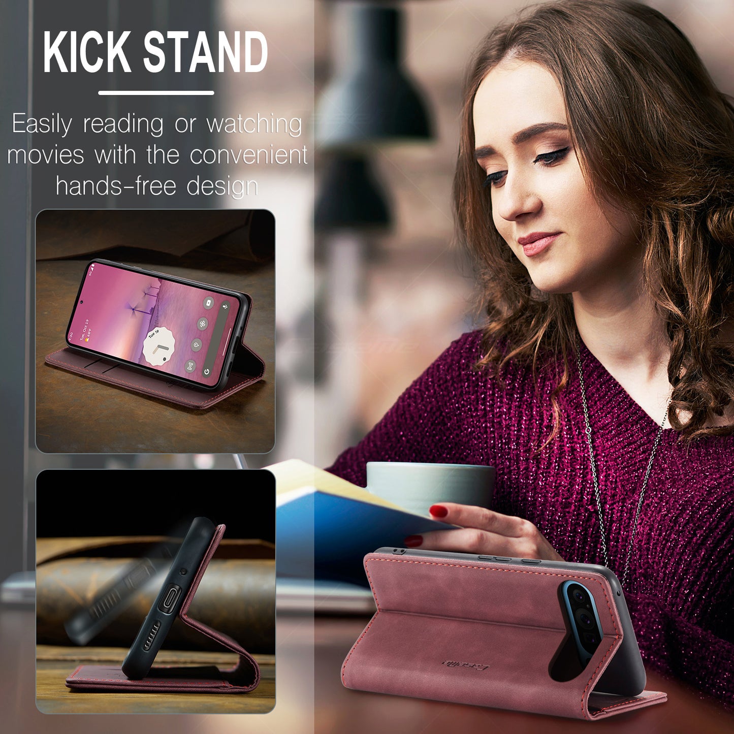 CASEME Handy Tasche für Google Pixel 10 PRO XL Wallet 013 Series Hülle Etui