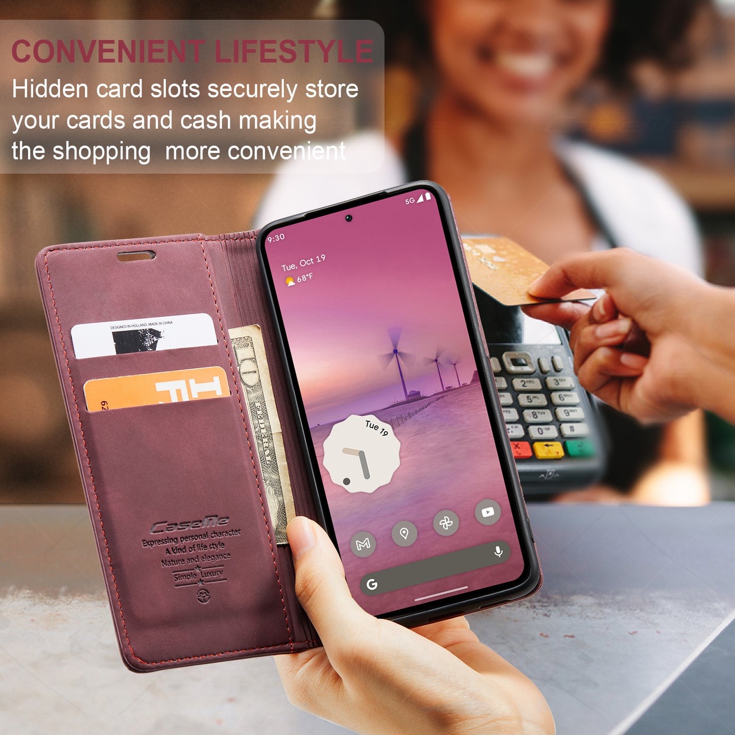 CASEME Handy Tasche für Google Pixel 10 PRO XL Wallet 013 Series Hülle Etui