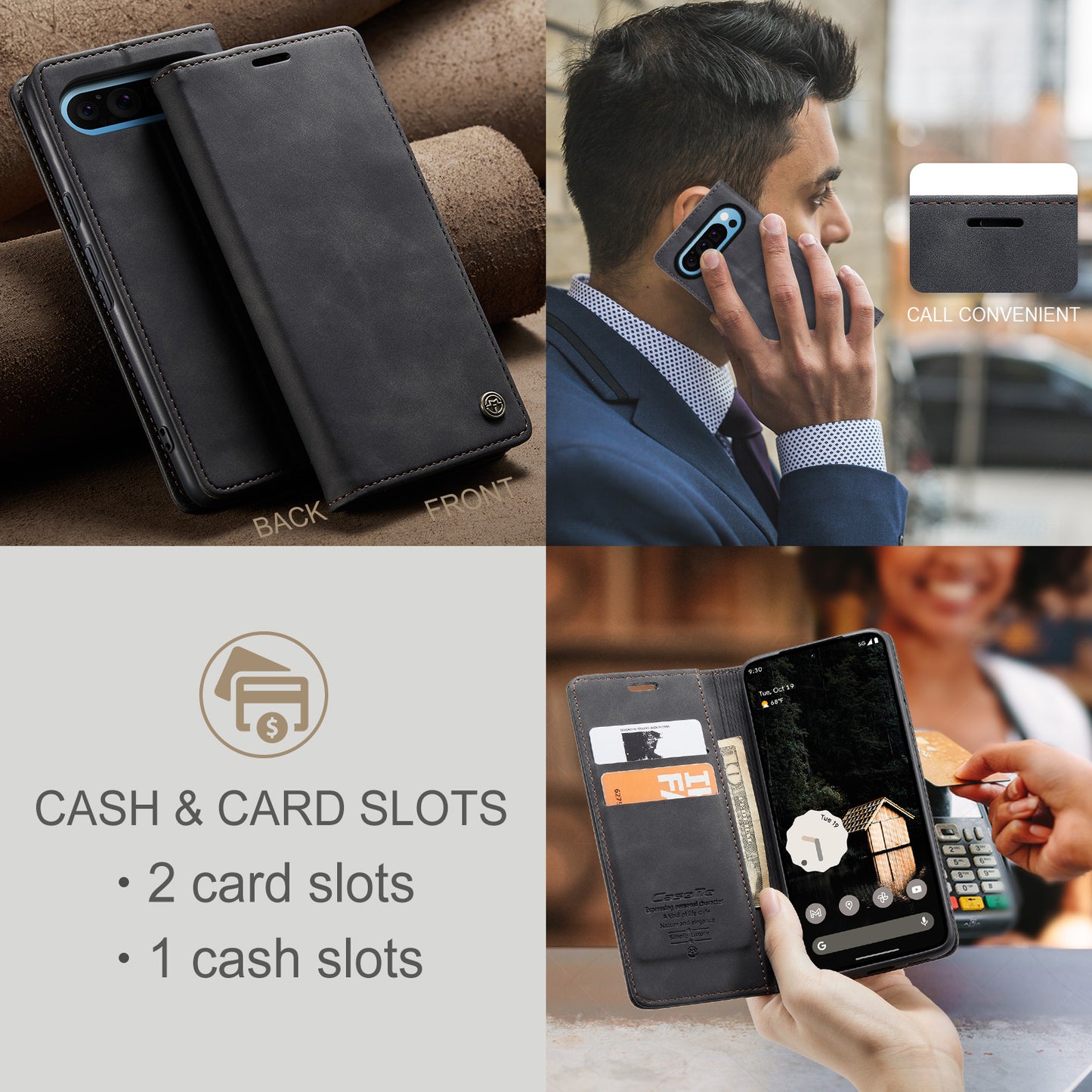 CASEME Handy Tasche für Google Pixel 10 PRO XL Wallet 013 Series Hülle Etui