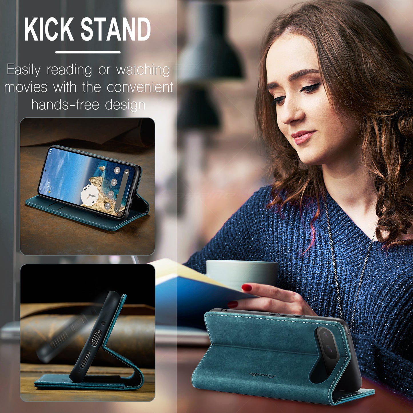 CASEME Handy Tasche für Google Pixel 10 | 10 PRO Wallet 013 Series Hülle Etui