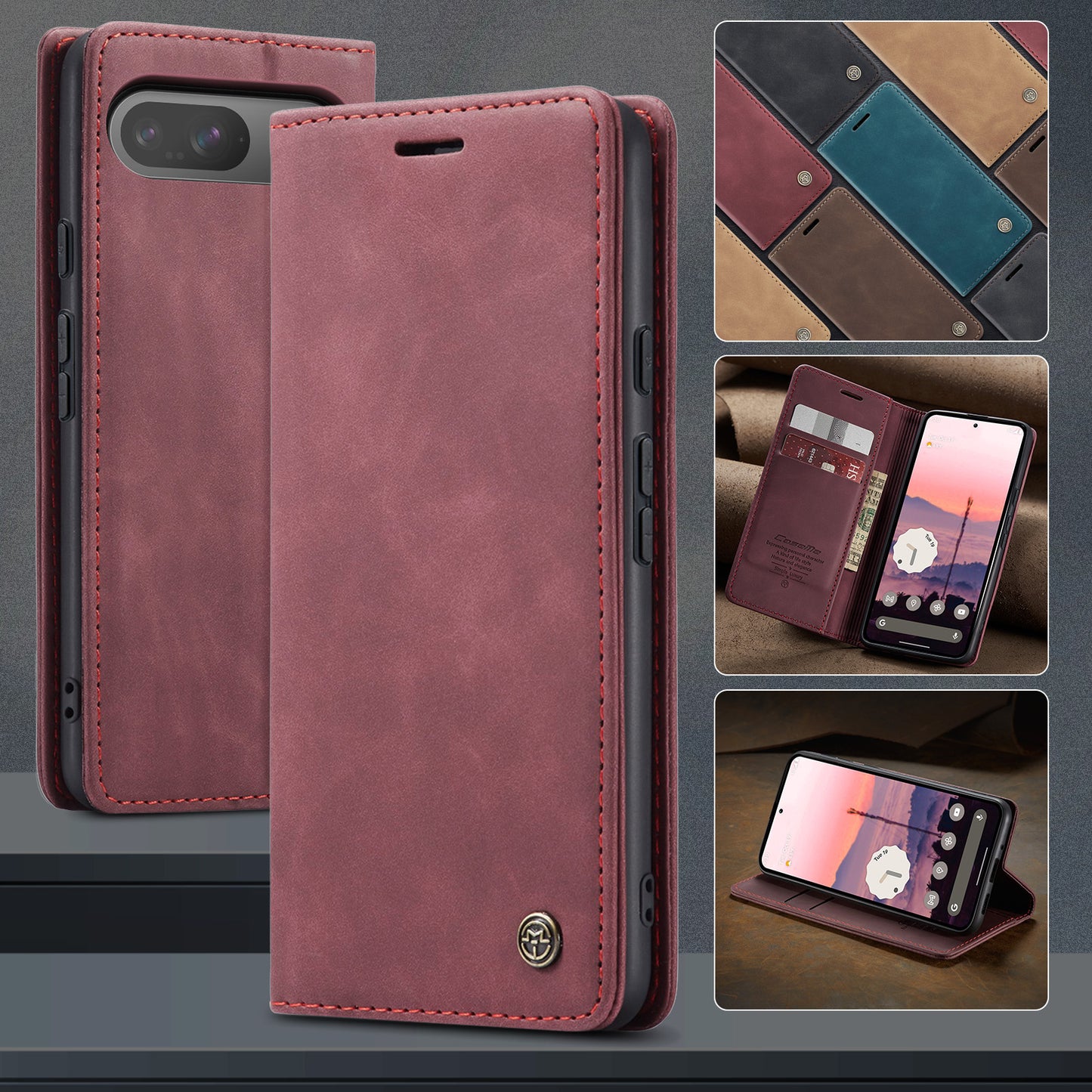 CASEME Handy Tasche für Google Pixel 10 | 10 PRO Wallet 013 Series Hülle Etui