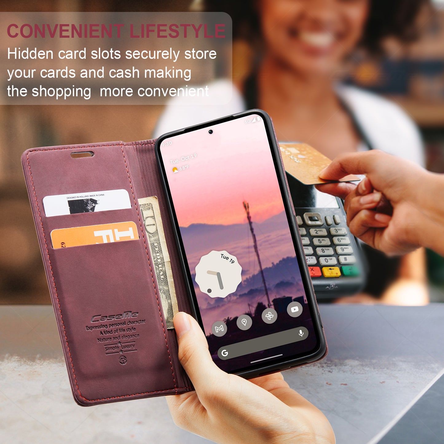CASEME Handy Tasche für Google Pixel 10 | 10 PRO Wallet 013 Series Hülle Etui