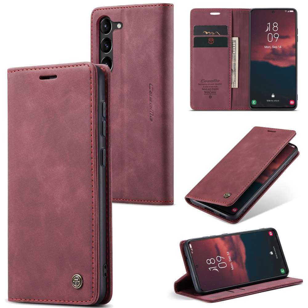 CASEME Handy Tasche für Samsung Galaxy S24 Wallet 013 Series Hülle Klapp Etui