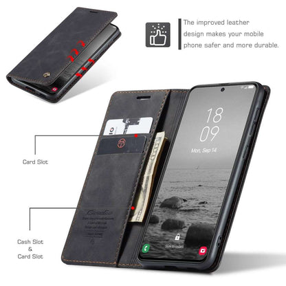 CASEME Handy Tasche für Samsung Galaxy S24 Wallet 013 Series Hülle Klapp Etui