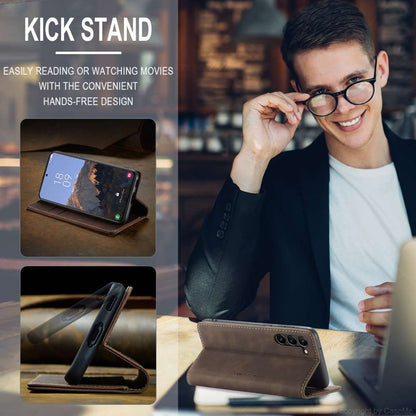 CASEME Handy Tasche für Samsung Galaxy S24 PLUS Wallet 013 Series Hülle Etui