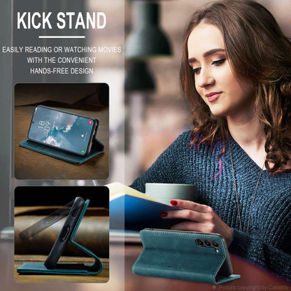 CASEME Handy Tasche für Samsung Galaxy S24 PLUS Wallet 013 Series Hülle Etui