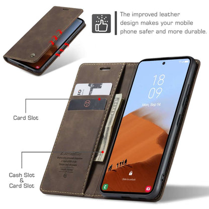 CASEME Handy Tasche für Samsung Galaxy S23 FE Wallet 013 Series Hülle Klapp Etui