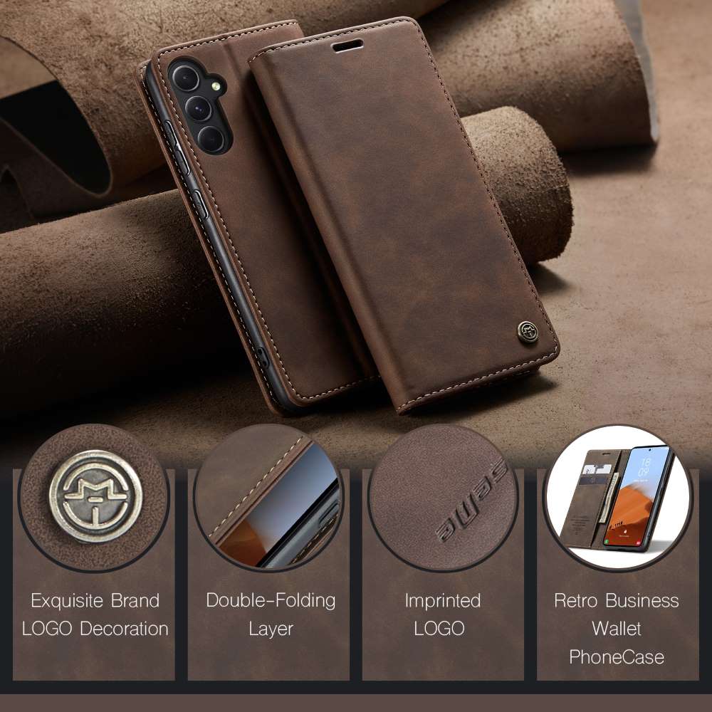 CASEME Handy Tasche für Samsung Galaxy S23 FE Wallet 013 Series Hülle Klapp Etui