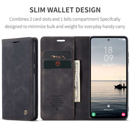 CASEME Handy Tasche für Samsung Galaxy S23 FE Wallet 013 Series Hülle Klapp Etui