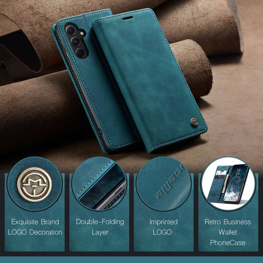 CASEME Handy Tasche für Samsung Galaxy S23 FE Wallet 013 Series Hülle Klapp Etui