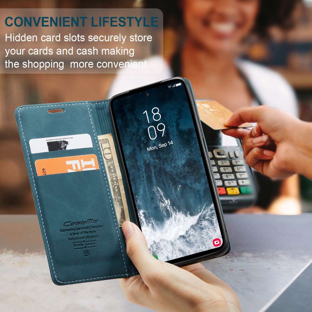 CASEME Handy Tasche für Samsung Galaxy S23 FE Wallet 013 Series Hülle Klapp Etui