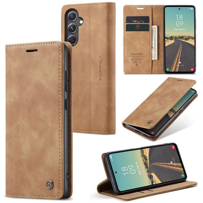 CASEME Handy Tasche für Samsung Galaxy S23 FE Wallet 013 Series Hülle Klapp Etui
