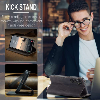 CASEME Handy Tasche für Samsung Galaxy S23 FE Wallet 013 Series Hülle Klapp Etui