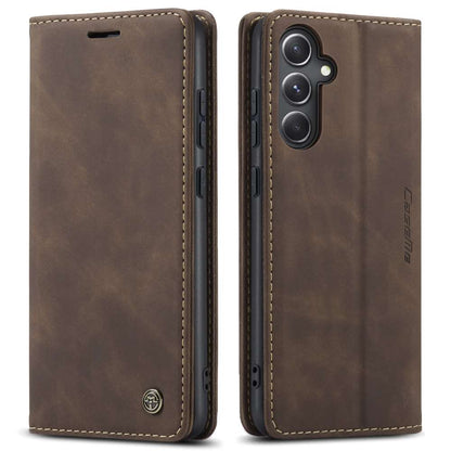 CASEME Handy Tasche für Samsung Galaxy S23 FE Wallet 013 Series Hülle Klapp Etui