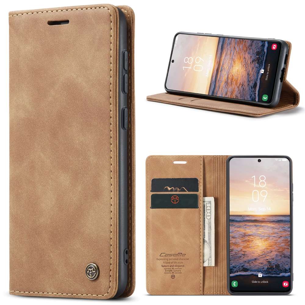 CASEME Handy Tasche für Samsung Galaxy S23 Wallet 013 Series Hülle Klapp Etui