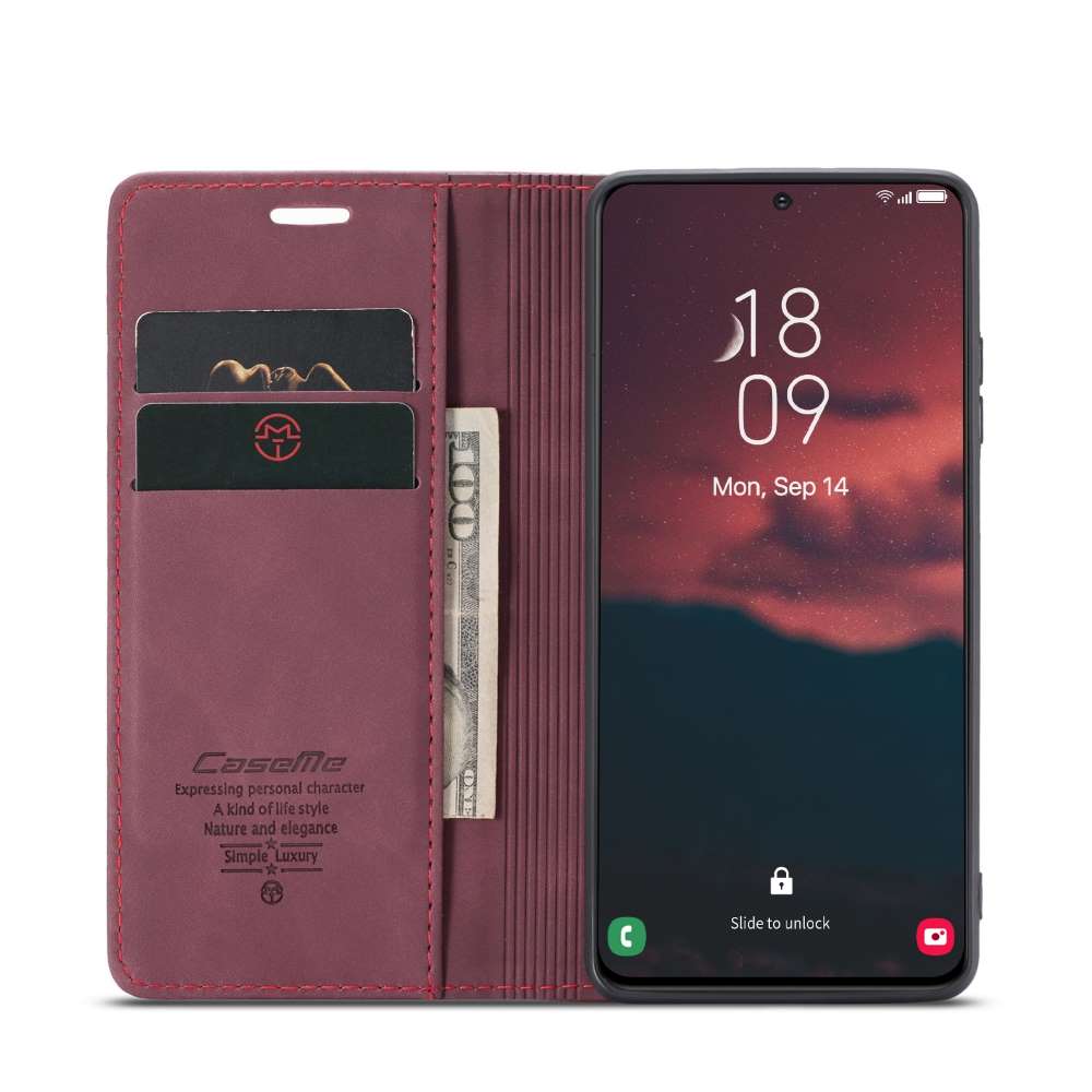 CASEME Handy Tasche für Samsung Galaxy S23 Wallet 013 Series Hülle Klapp Etui