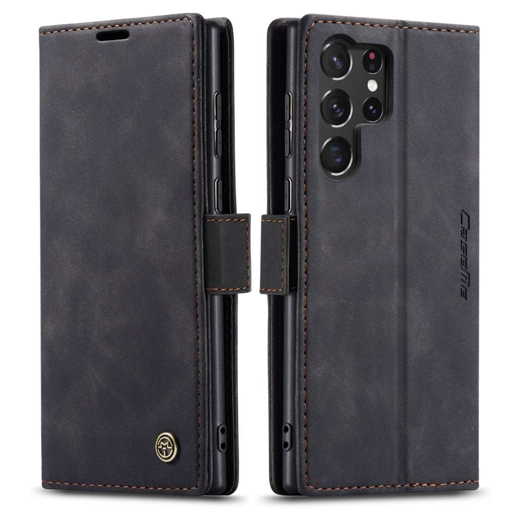 CASEME Handy Tasche für Samsung Galaxy S23 ULTRA Wallet 013 Series Hülle Etui
